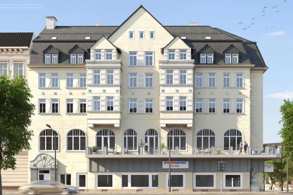 Goethe Palais Suite Charlotte 4P L Lift I Parkplatzi Zentrum I Helios Aue  Dış mekan fotoğraf
