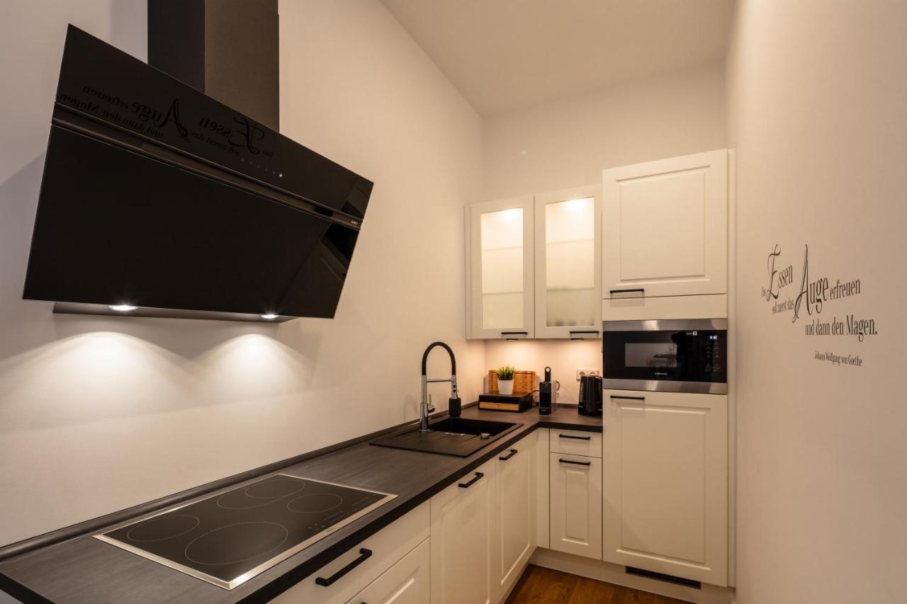 Goethe Palais Suite Charlotte 4P L Lift I Parkplatzi Zentrum I Helios Aue  Dış mekan fotoğraf